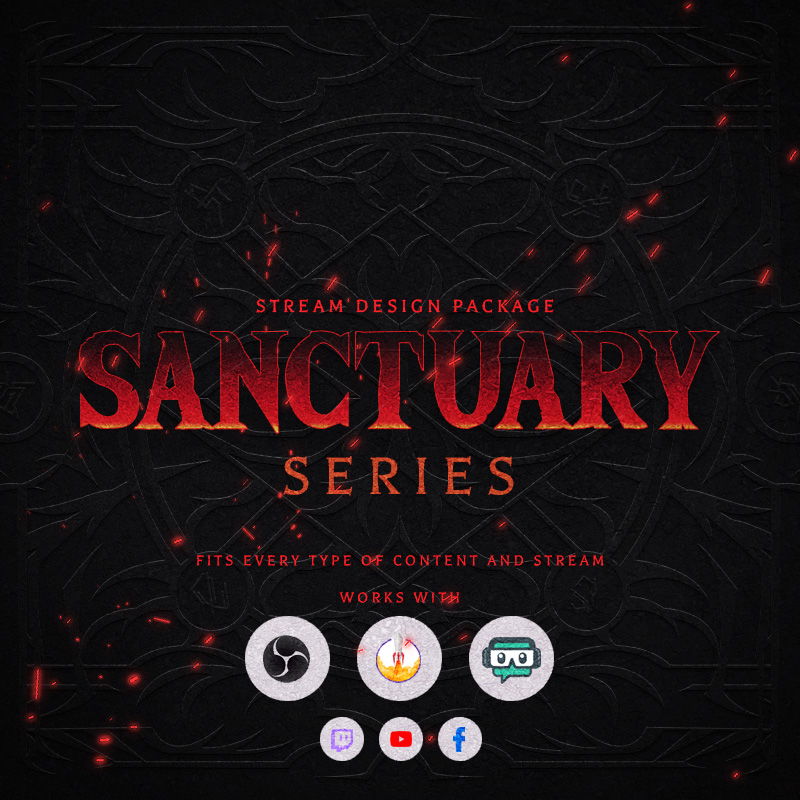 Sanctuary Stream Overlay Package for Kick