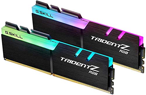 G.Skill Trident Z RGB Series 32GB (2x 16GB) 288-Pin SDRAM PC4-28800 DDR4 3600 CL18-22-22-42 1,35V Dual Channel Desktop Speicher Modell F4-3600C18D-32GTZR