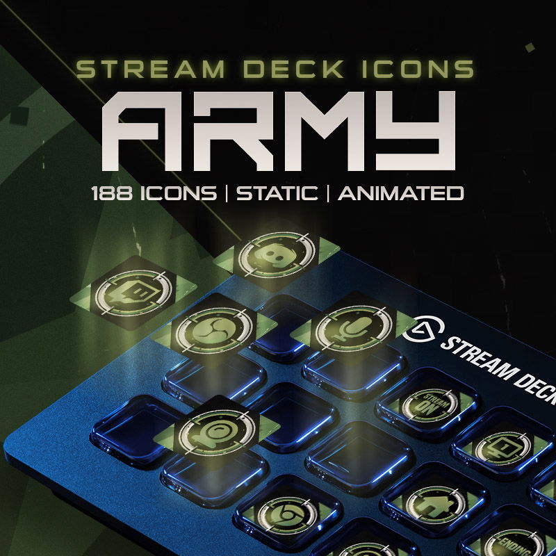 Animated Army Stream Deck Icons