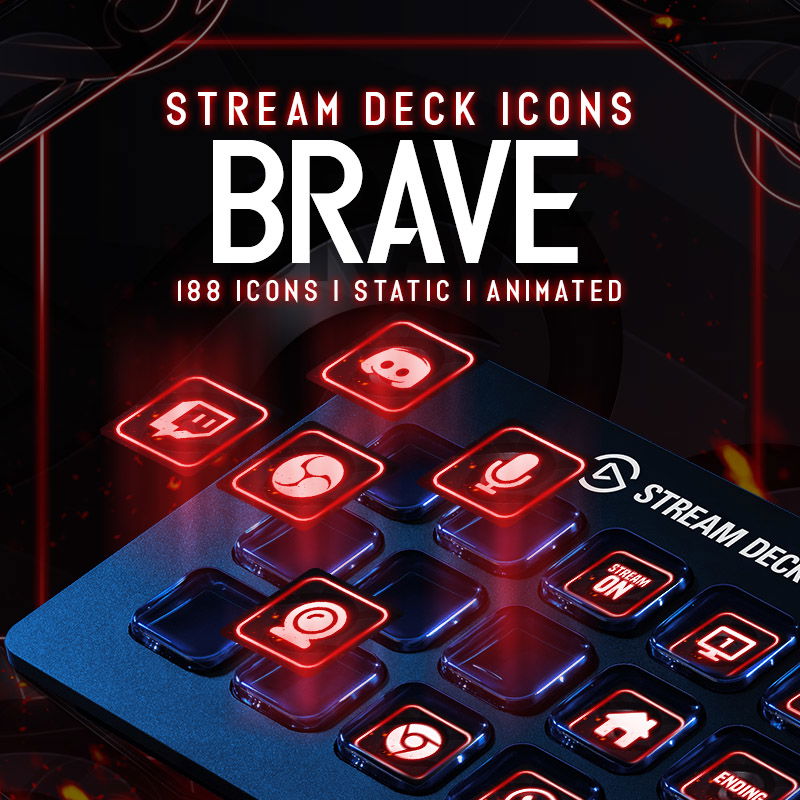 Animated Brave Stream Deck Icons