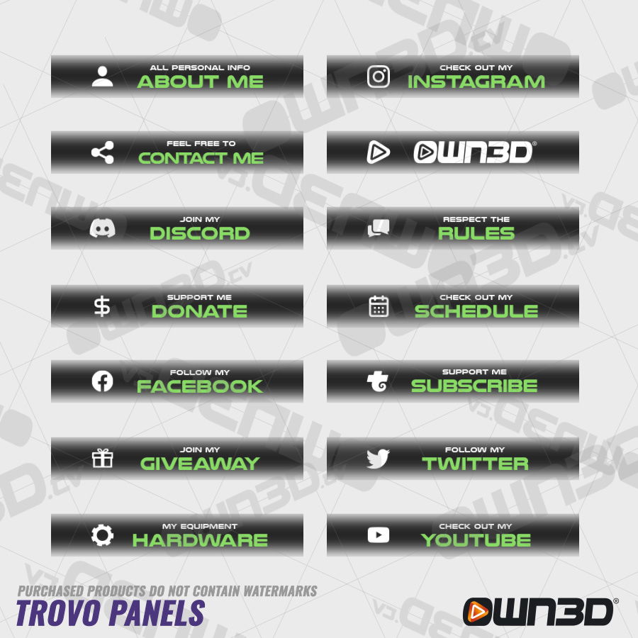 Call of Duty MW2 Hexad Trovo Panels