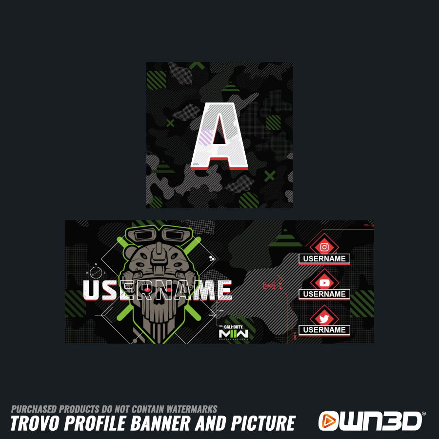 Call of Duty MW2 Special Ops Trovo Profile Banner