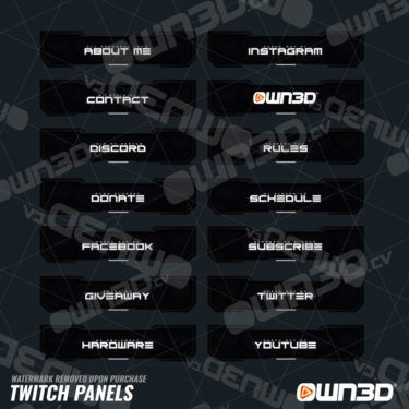 DarkMode Twitch Panels