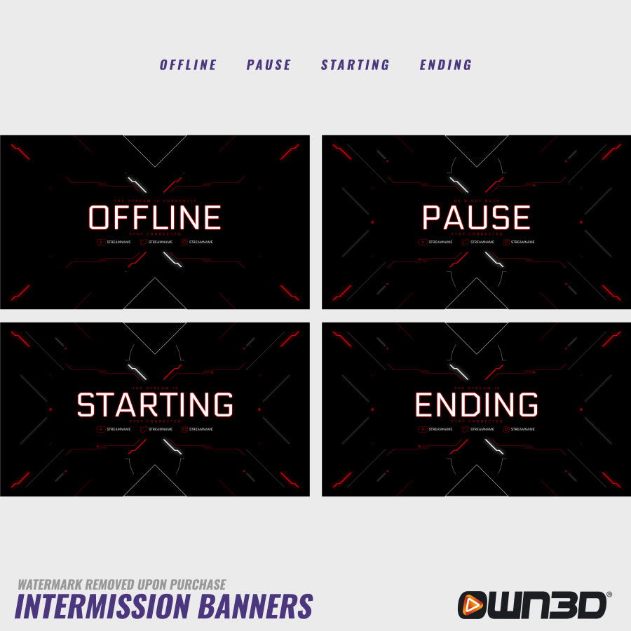 Darktech  - Stream Offline Banner