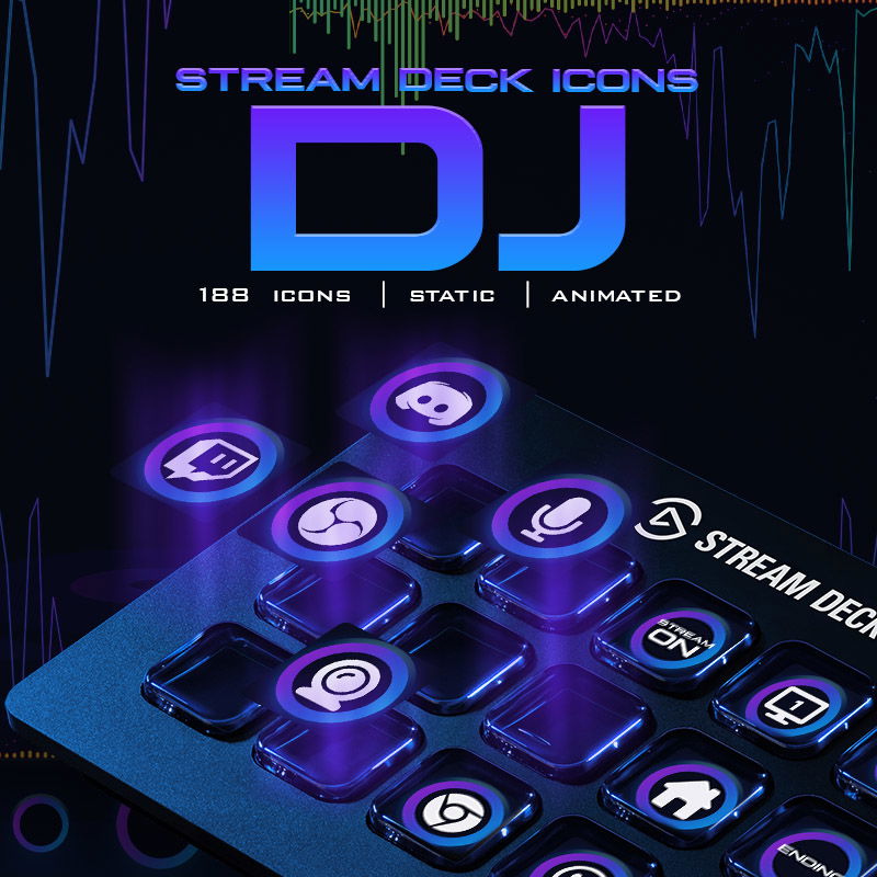 Animated DJ Stream Deck Icons