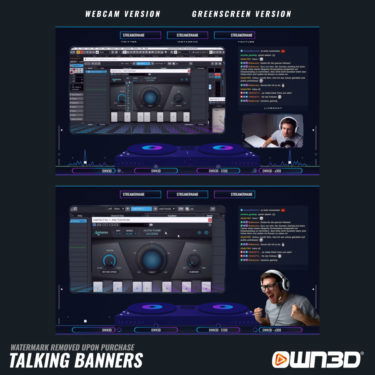 DJ Chat Overlay / Screen / Banner