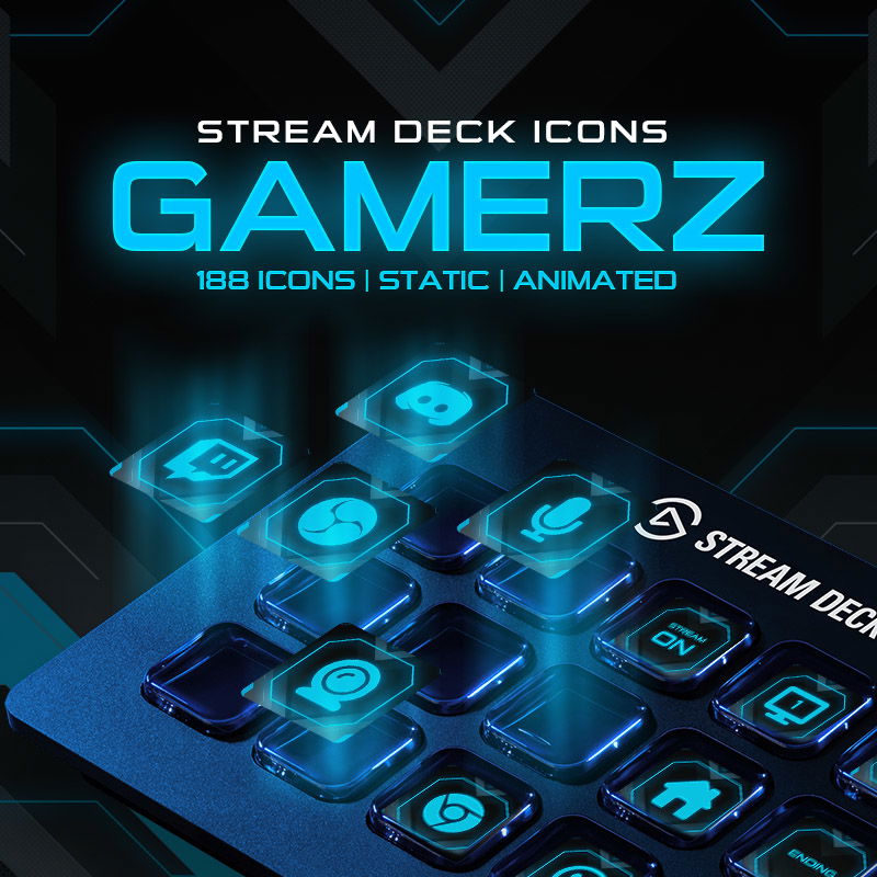 Animated Gamerz Stream Deck Icons