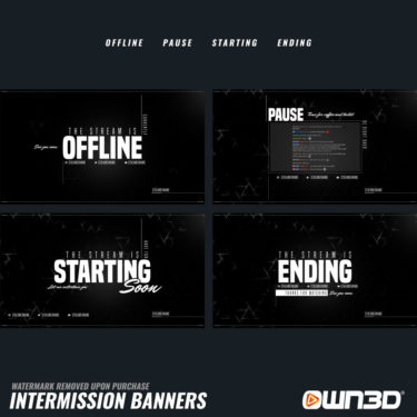 Minimal  - Stream Offline Banner