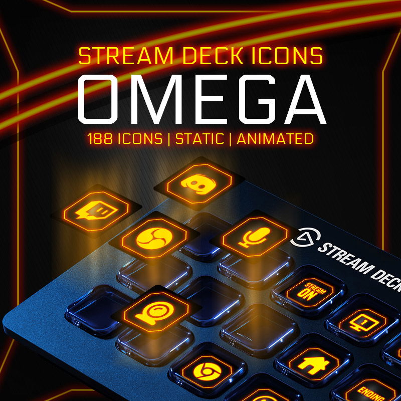 Animated Omega Stream Deck Icons