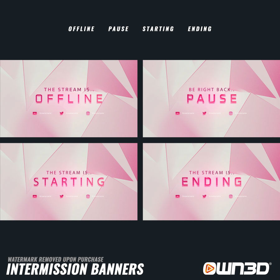 Pinkit  - Stream Offline Banner