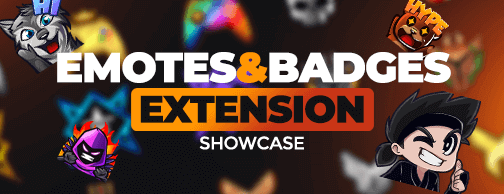 OWN3D Emotes & Badges Showcase Panel (Free)