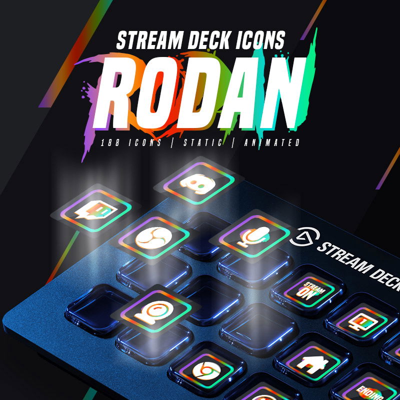 Animated Rodan Stream Deck Icons