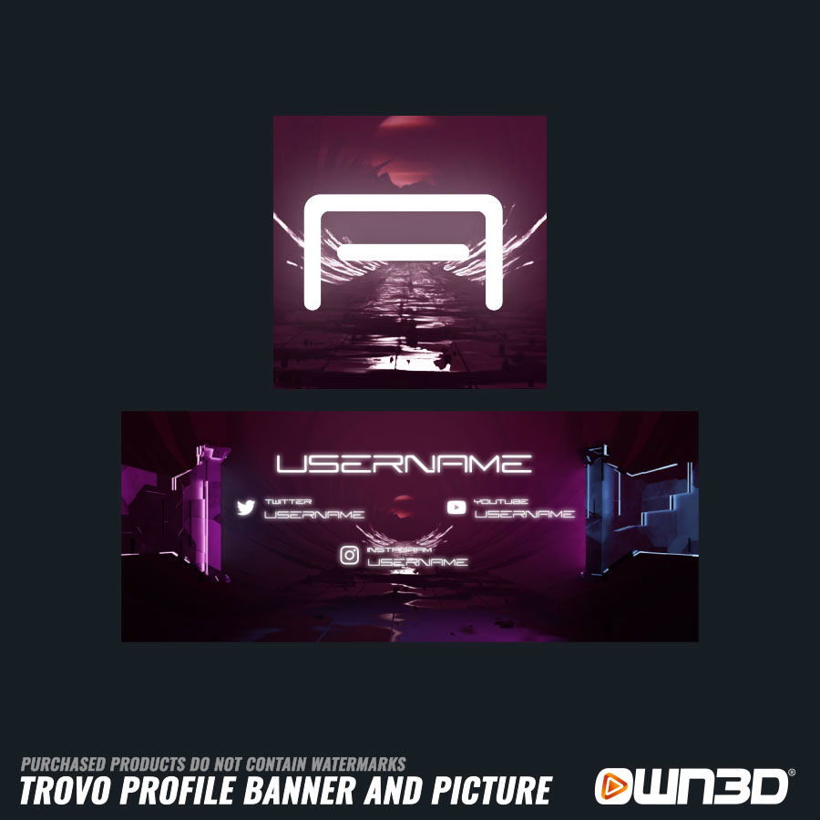 Spaceship Trovo Profile Banner