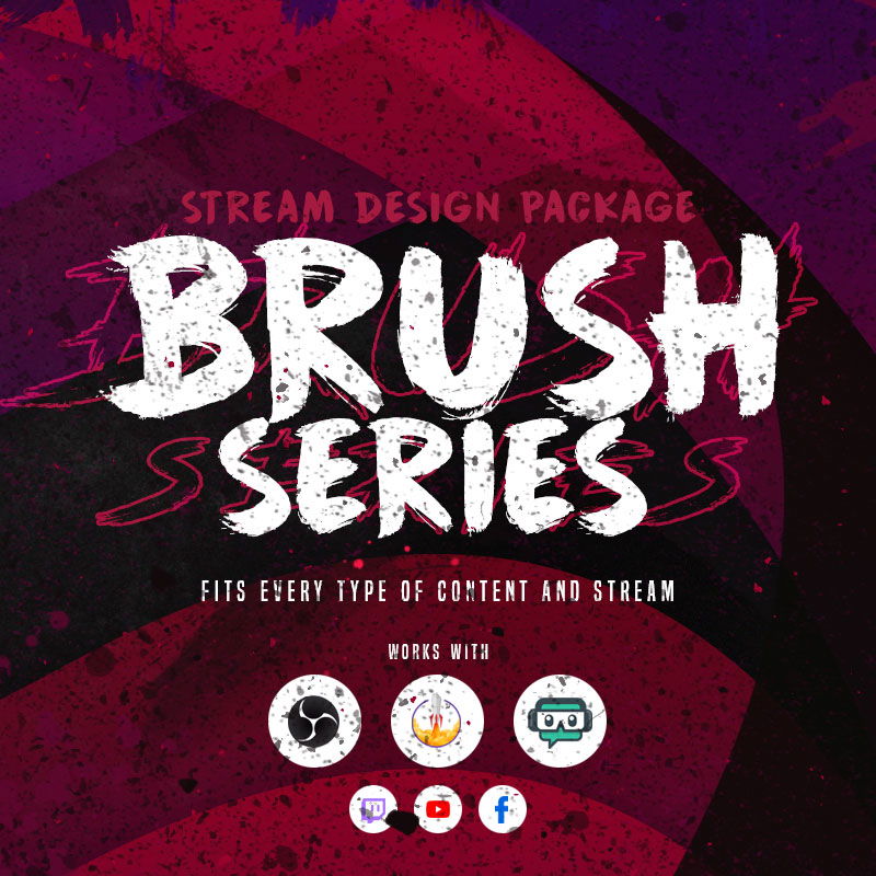 Brush Stream Overlay Package for LoL