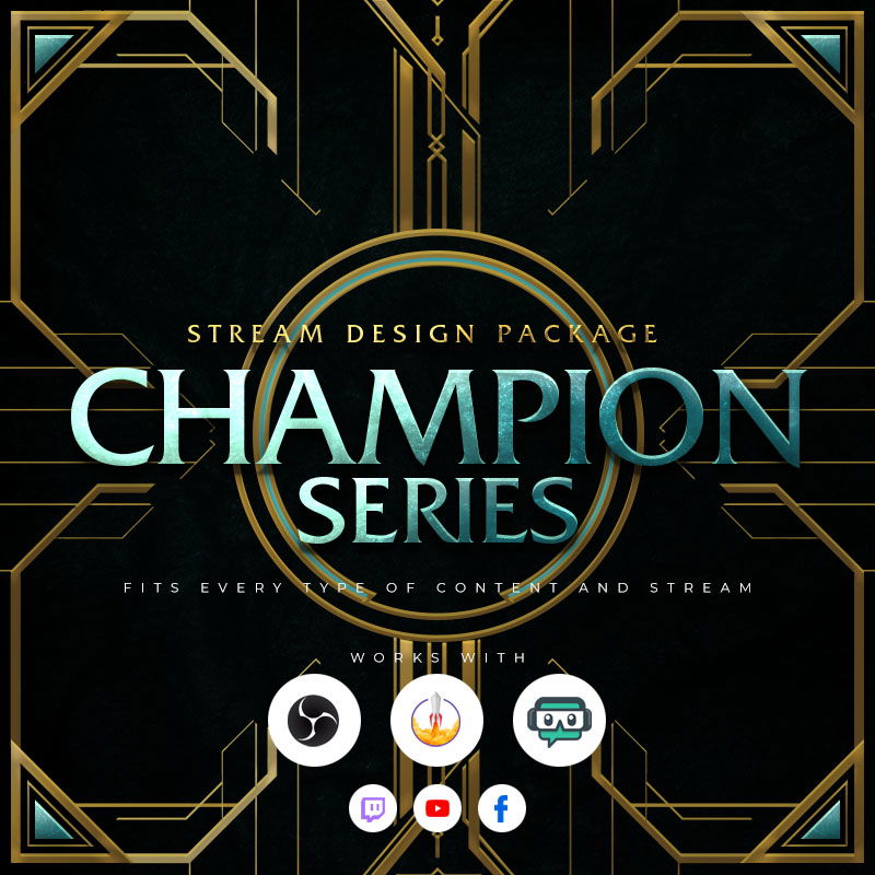 Champion Stream Overlay Package for LoL