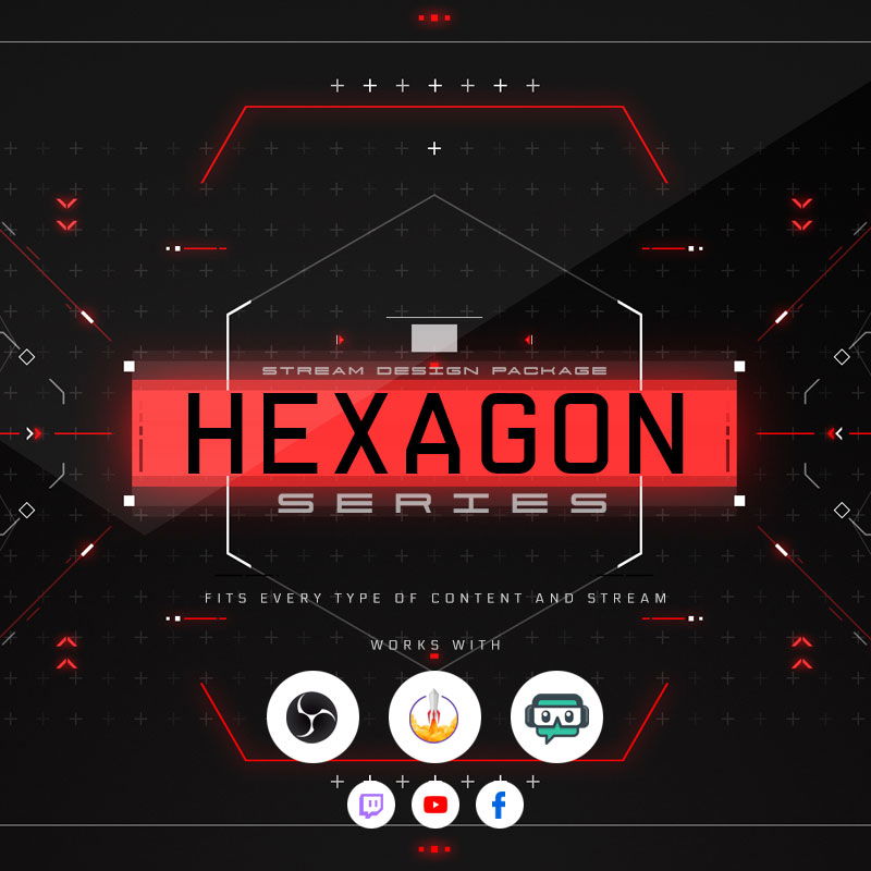 Hexagon Stream Overlay Package for CoD