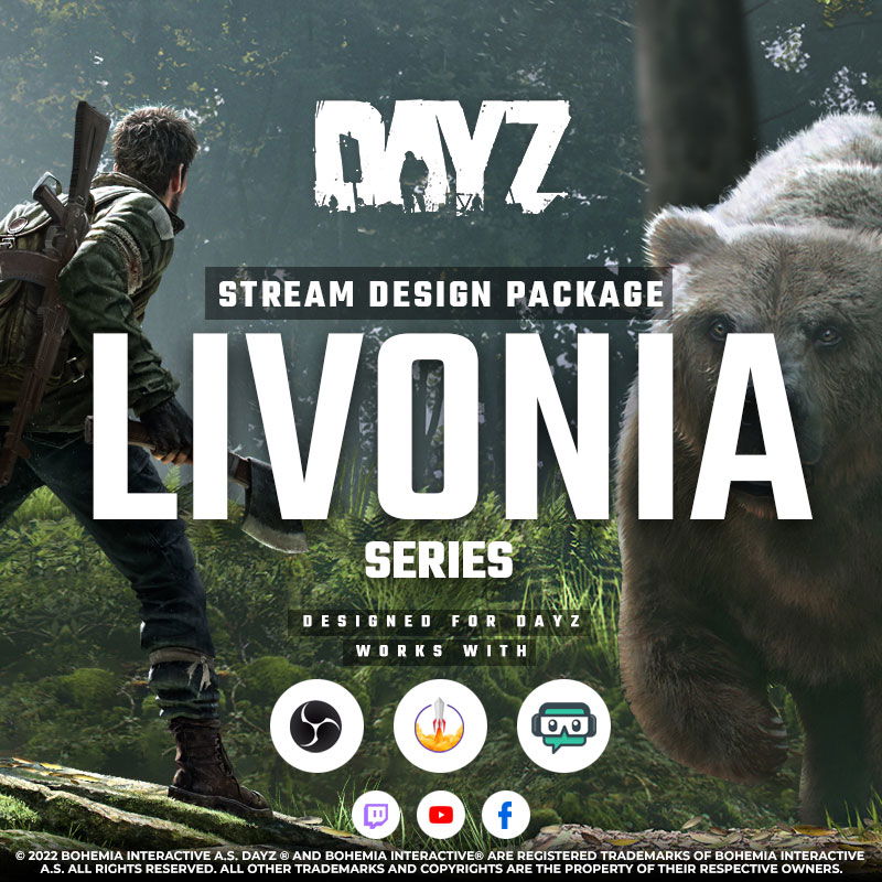 Official DAYZ Livonia Stream Overlay Package