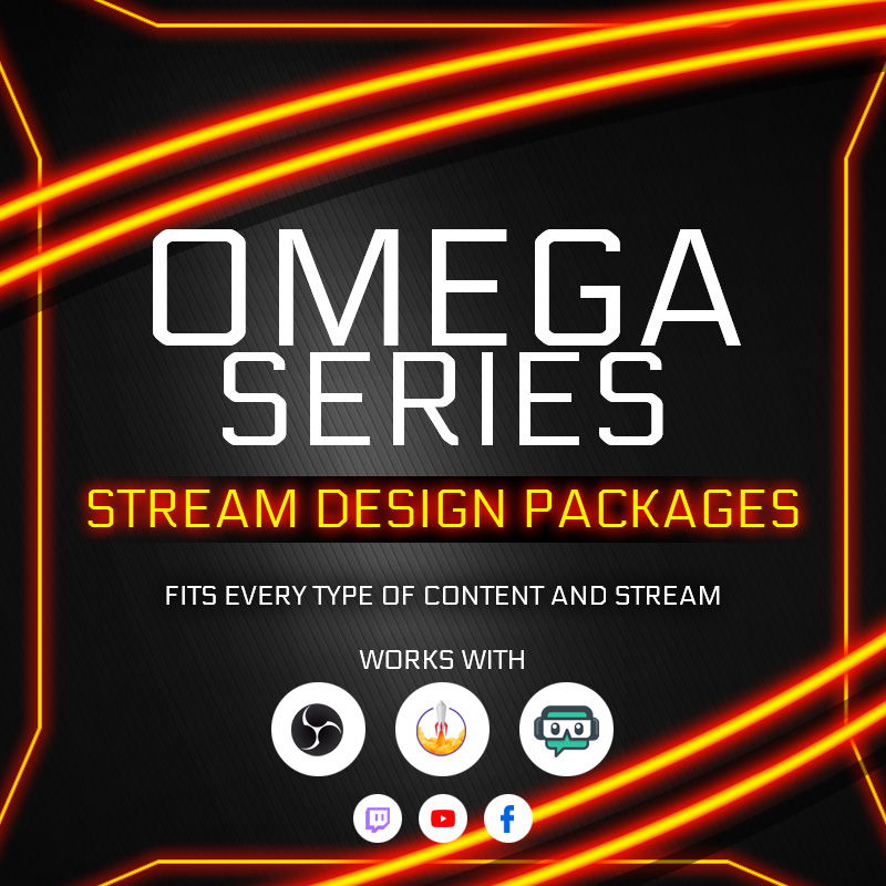 Omega Stream Overlay Package for Games