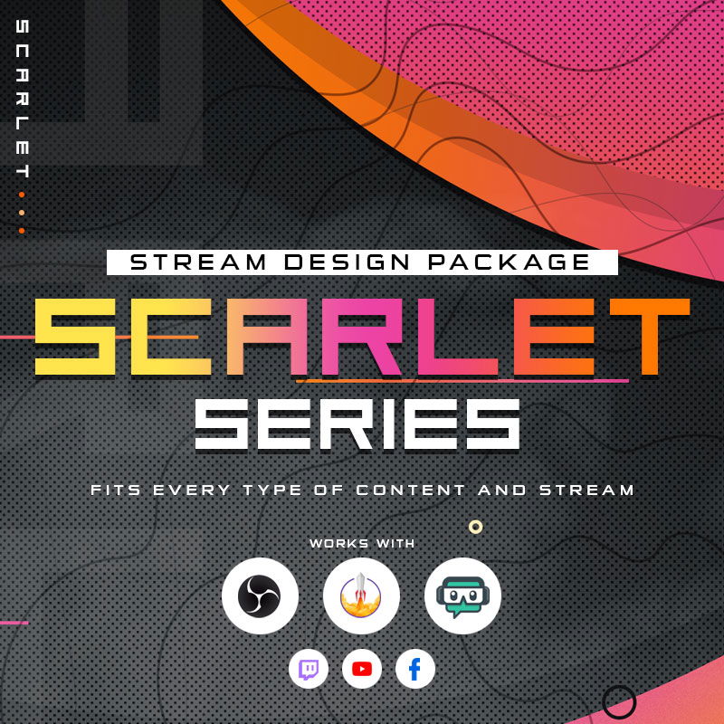 Scarlet Stream Overlay Package for LoL