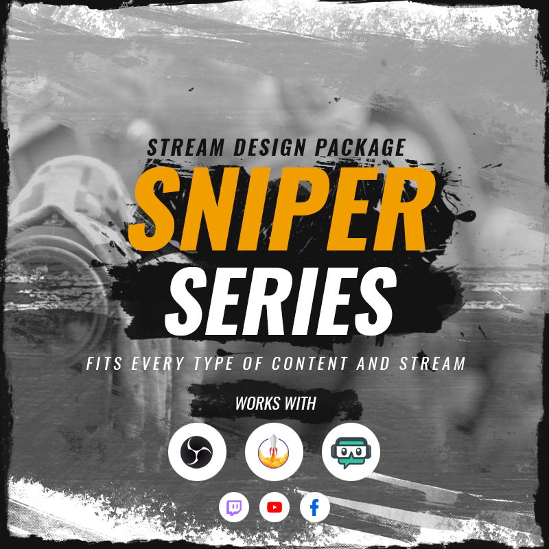 Sniper Stream Overlay Package for CS:GO