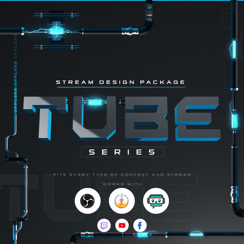 Tube Stream Overlay Package for CoD