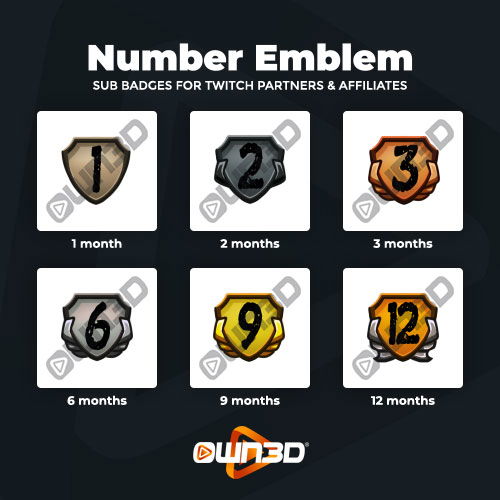 Number Emblem