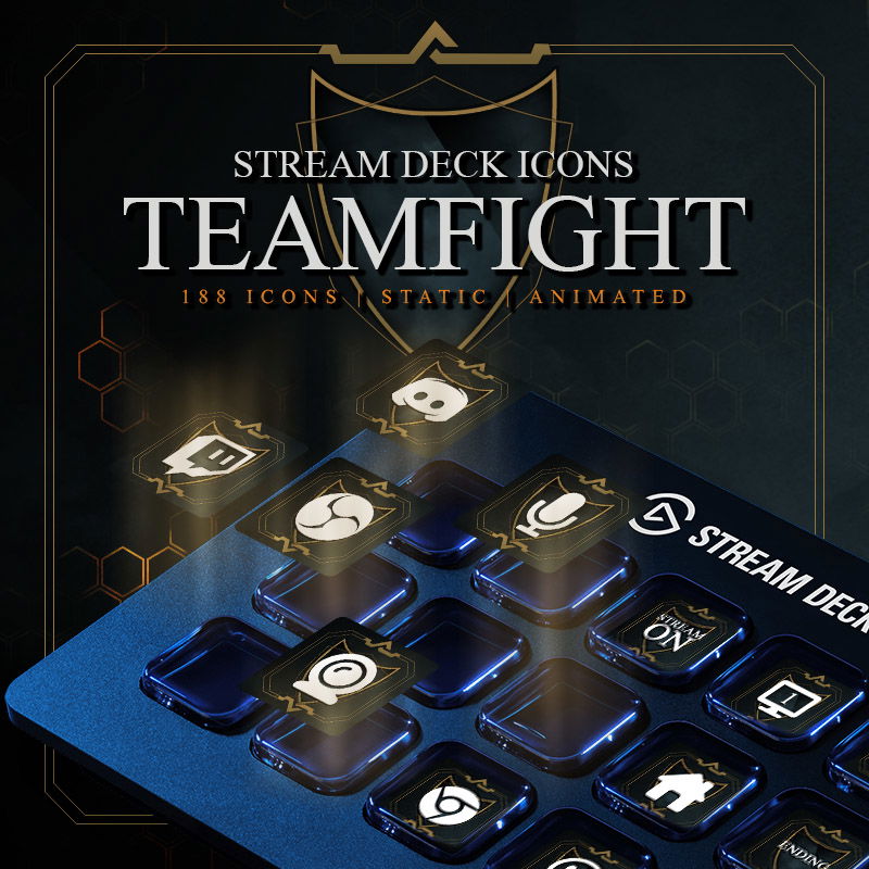 Animated Teamfight Stream Deck Icons