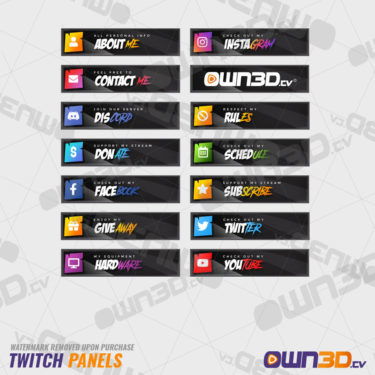 Chapter 2 Twitch Panels