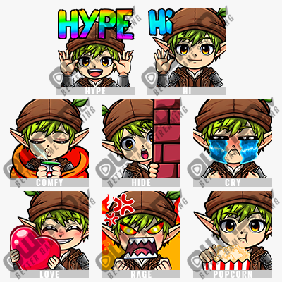 RPG ELF MALE Kick Emotes