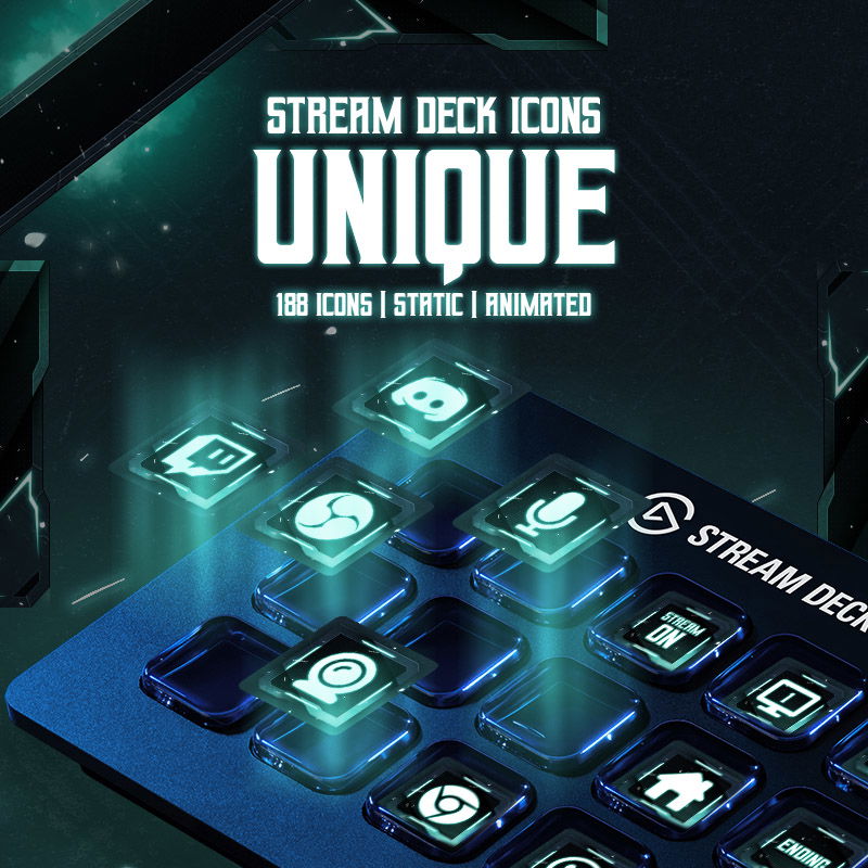 Animated Unique Stream Deck Icons