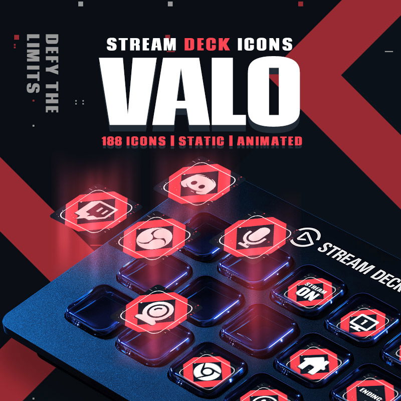 Animated Valo Stream Deck Icons