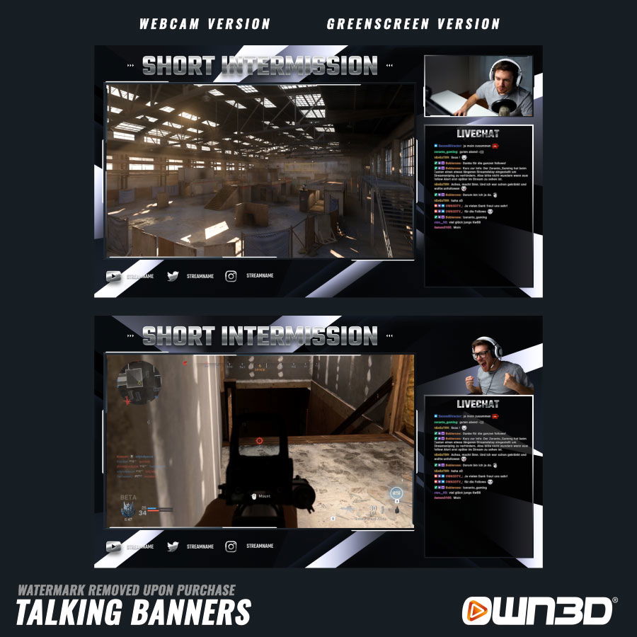 Venin Chat Overlay / Screen / Banner