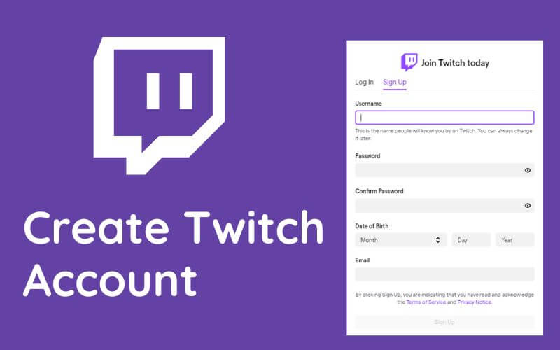 How to Create a Twitch Account?