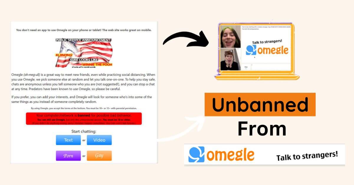 How to Get unbanned from Omegle